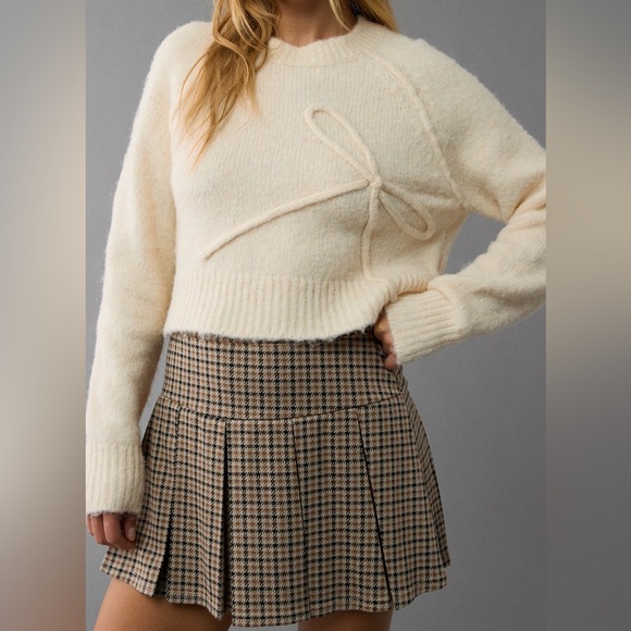 NWT American Eagle super soft bow sweater - Picture 5 of 5